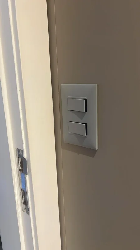 instalação de interruptor