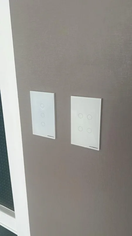 instalação de interruptor em parede