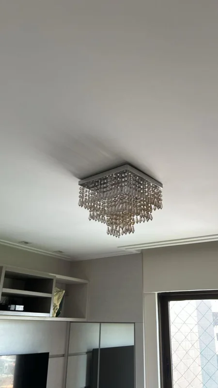 instalação de luminária pendente