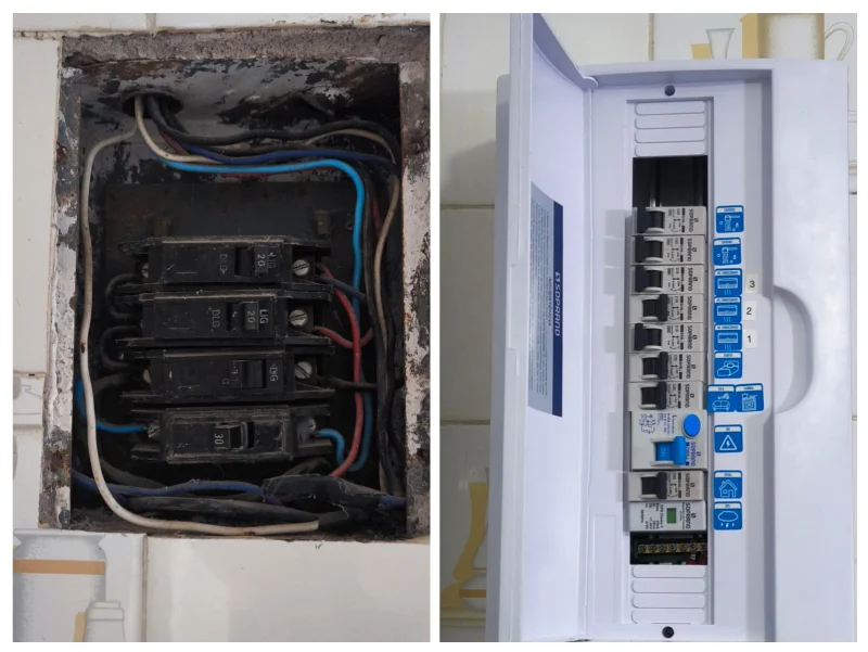 reforma elétrica de loja